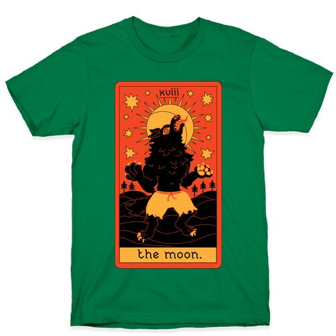 The Moon Werewolf Tarot T-Shirt